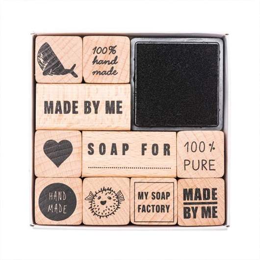 Stamp set-soap 10pcs